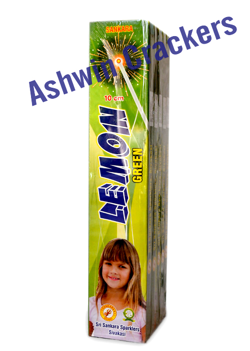 10 cm Green Sparklers