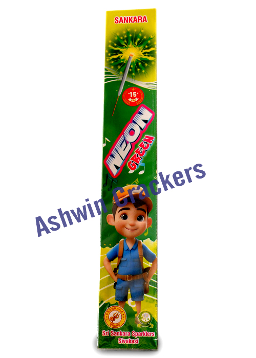 15 cm Green Sparklers