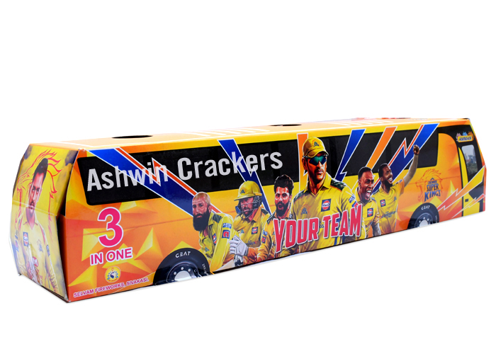 CSK Team Bus-3 Step Fountain