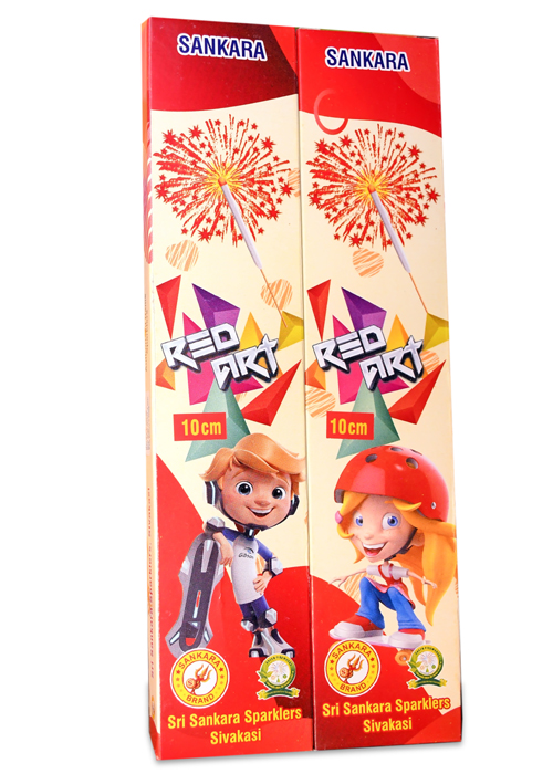 10 cm Red Sparklers
